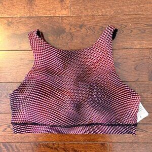 Lululemon Size 6 Energy Bra High Neck Seawheeze 2020 Race Pace Multi Flare